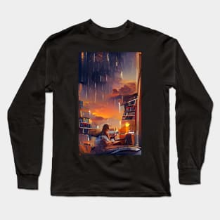 Midnight Library | National library week | literacy week 2 Long Sleeve T-Shirt